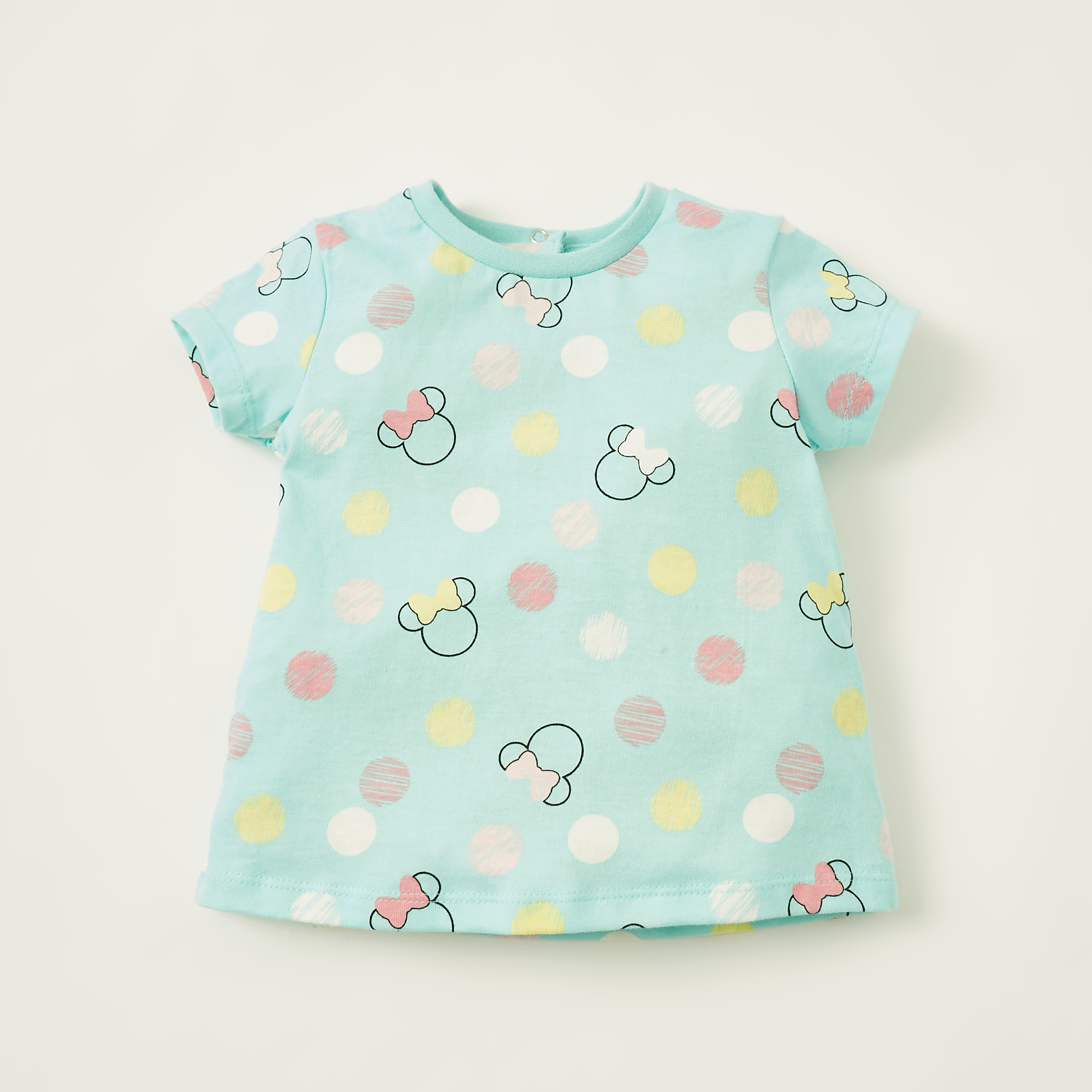 Disney Minnie Mouse Print T-shirt with Short Sleeves - Set of 2-baby-girls-clothing-multipacks-image-2