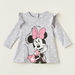 Disney Minnie Mouse Print Dress with Long Sleeves-Dresses%2C Gowns and Frocks-thumbnail-0