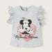 Disney Minnie Mouse Print T-shirt and Shorts Set-Clothes Sets-thumbnail-1