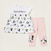 Minnie Mouse Print Tunic and Leggings Set-Clothes Sets-thumbnail-0