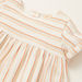 Striped Short Sleeves Top with Button Detail Shorts Set-Clothes Sets-thumbnail-3