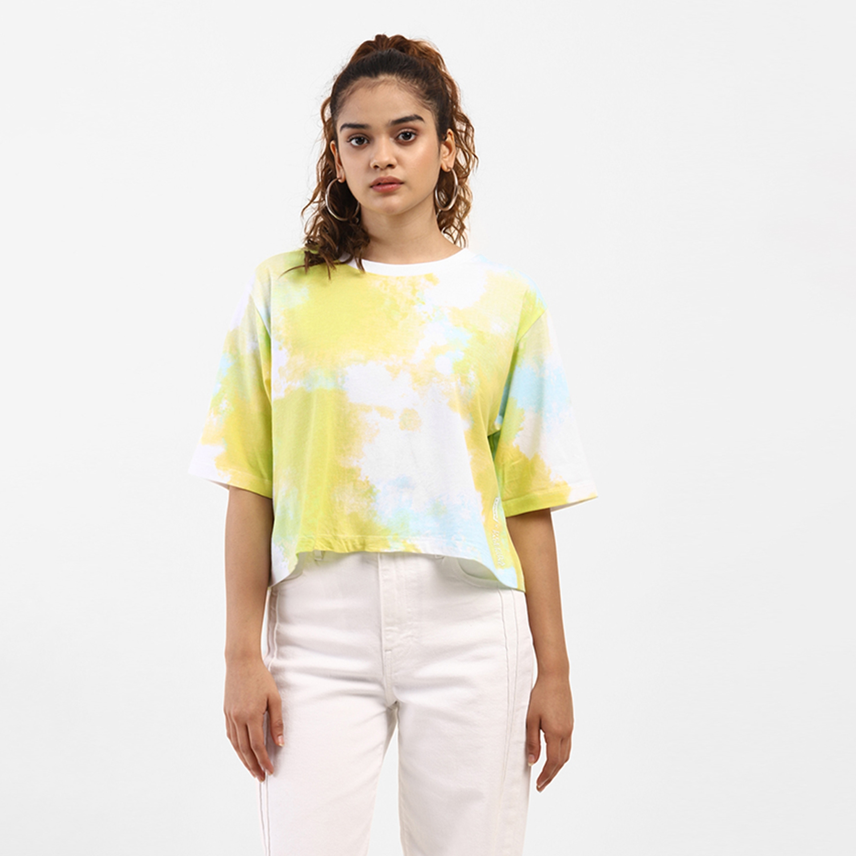 Levi's Printed Round Neck Short Sleeves Women's T-Shirt-women-clothing-tshirts-image-1