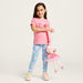 Juniors Sequin Detail T-shirt with Round Neck and Short Sleeves-T Shirts-thumbnail-0