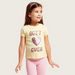 Juniors Embellished Round Neck T-shirt with Short Sleeves-T Shirts-thumbnail-1
