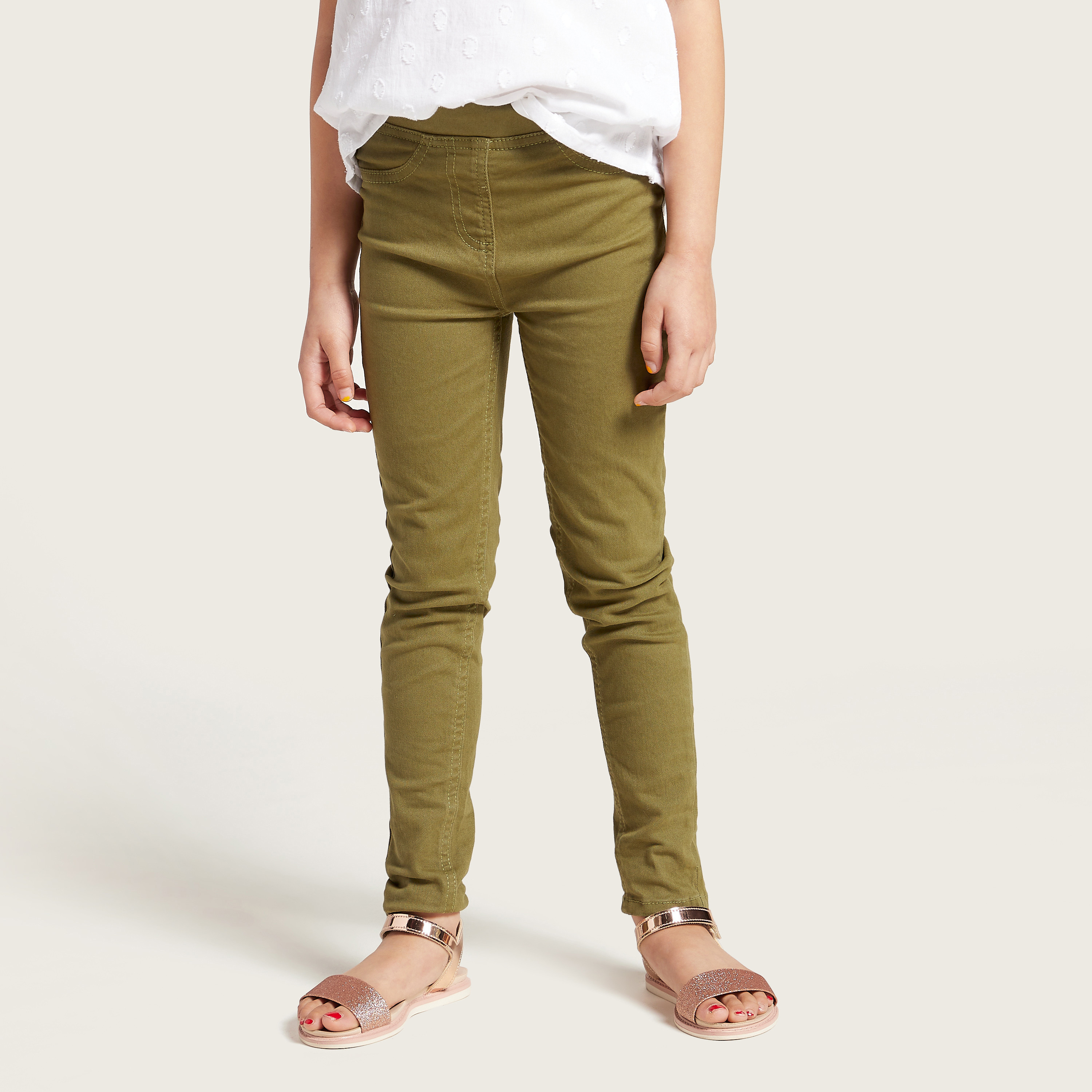 Juniors cheap khaki jeggings