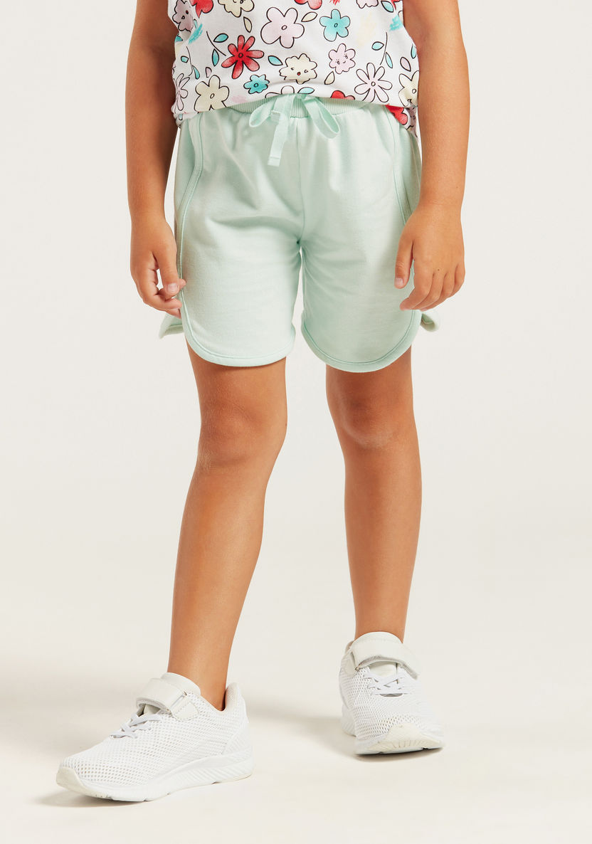 Juniors Solid Cotton Shorts-Shorts-image-1
