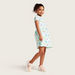 Juniors Sea Shell Print Polo Dress with Short Sleeves-Dresses%2C Gowns and Frocks-thumbnail-1