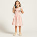 Juniors Printed Polo Dress with Short Sleeves-Dresses%2C Gowns and Frocks-thumbnail-0