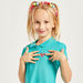 Juniors Heart Embroidered Polo Dress with Short Sleeves-Dresses%2C Gowns and Frocks-thumbnail-2