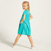Juniors Heart Embroidered Polo Dress with Short Sleeves-Dresses%2C Gowns and Frocks-thumbnail-3