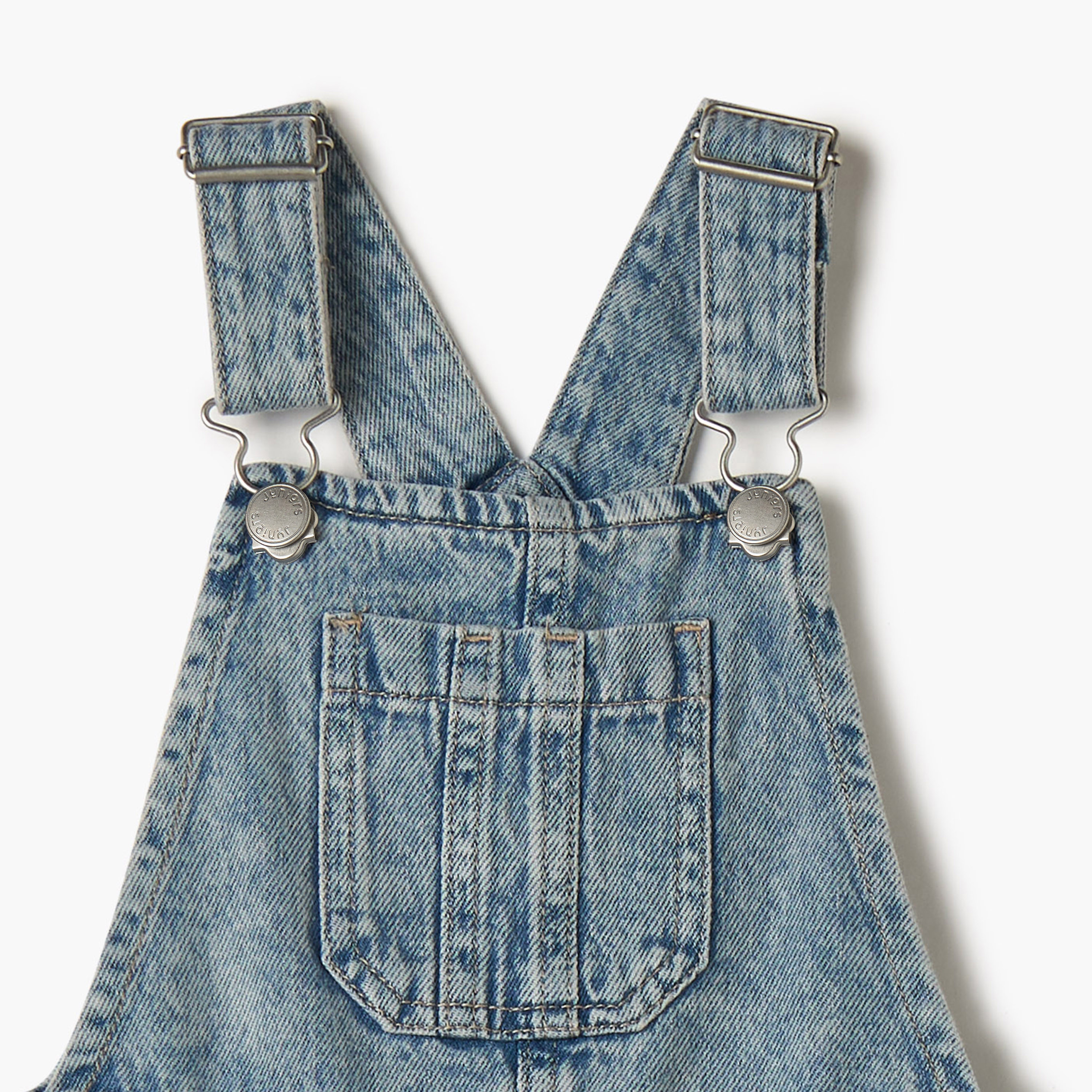Juniors Solid Dungarees with Pockets-girls-clothing-dressesandjumpsuits-image-3