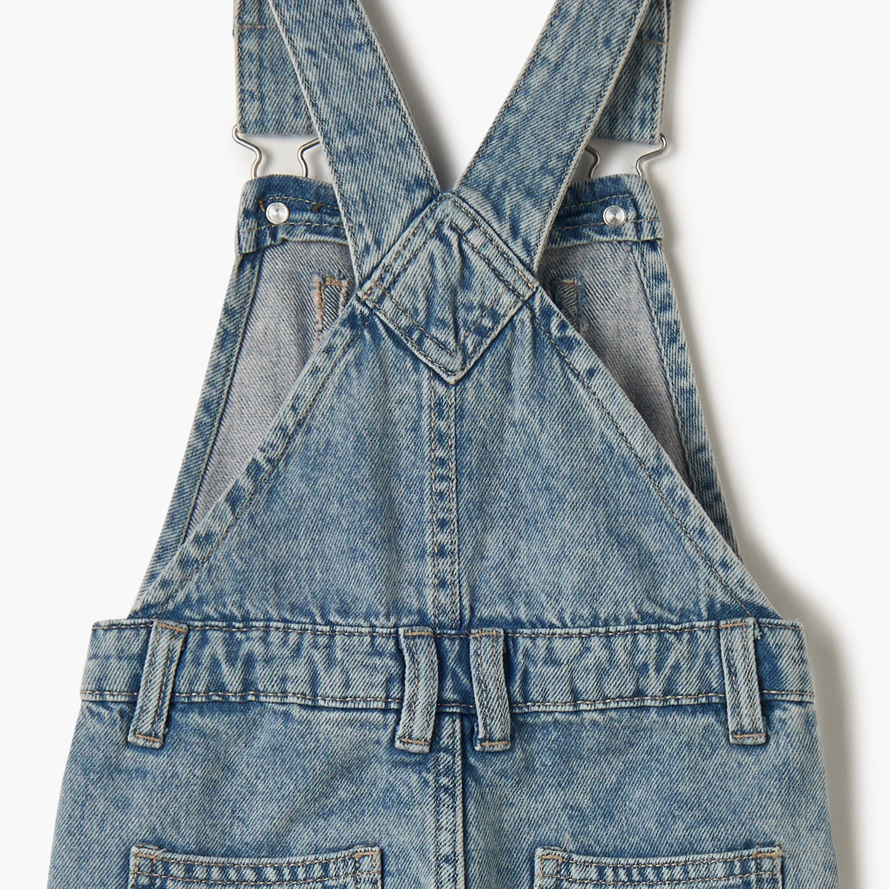 Juniors Solid Dungarees with Pockets-girls-clothing-dressesandjumpsuits-image-4