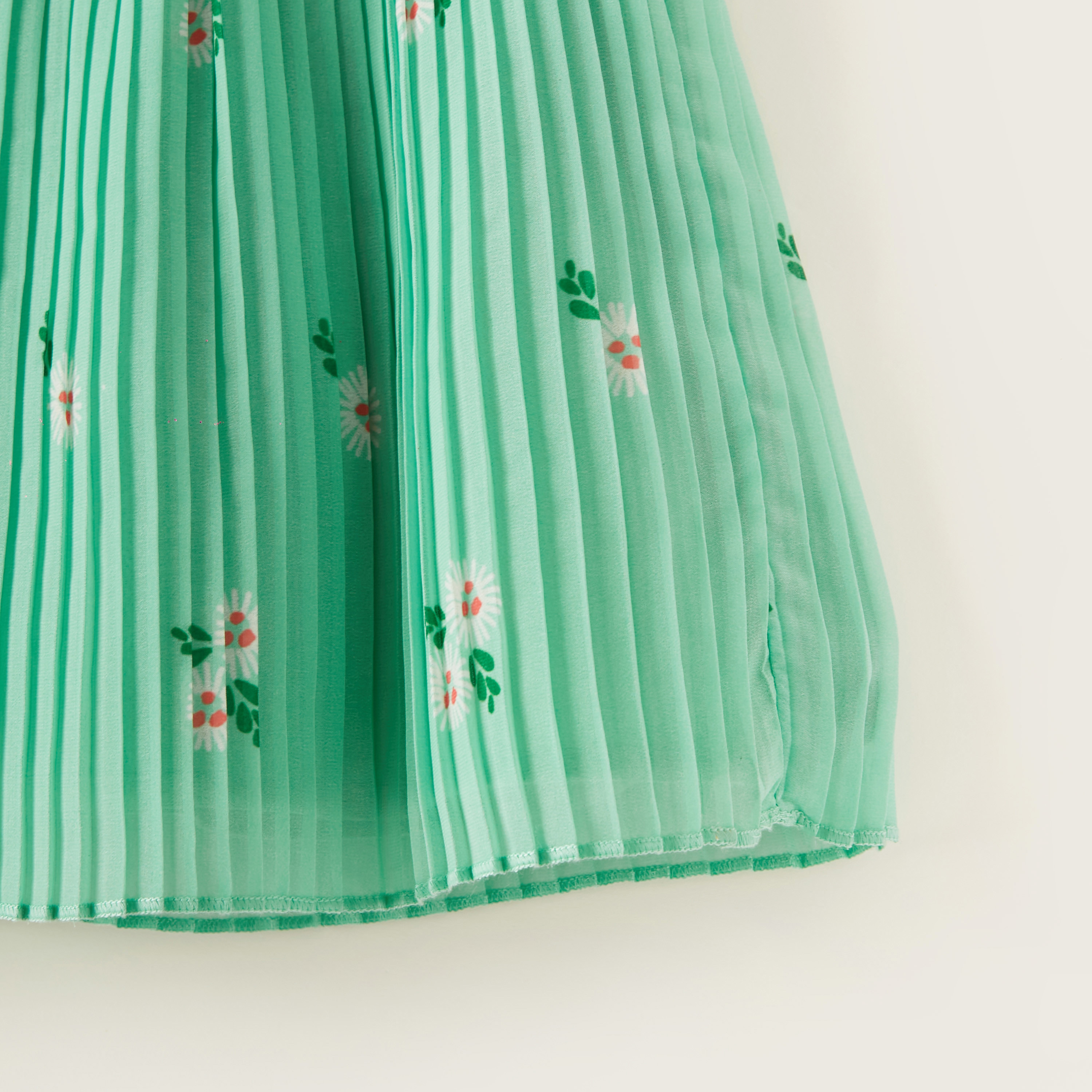 Juniors Floral Print Pleated Skirt-baby-girls-clothing-bottoms-skirts-image-2