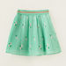 Juniors Floral Print Pleated Skirt-Skirts-thumbnail-3