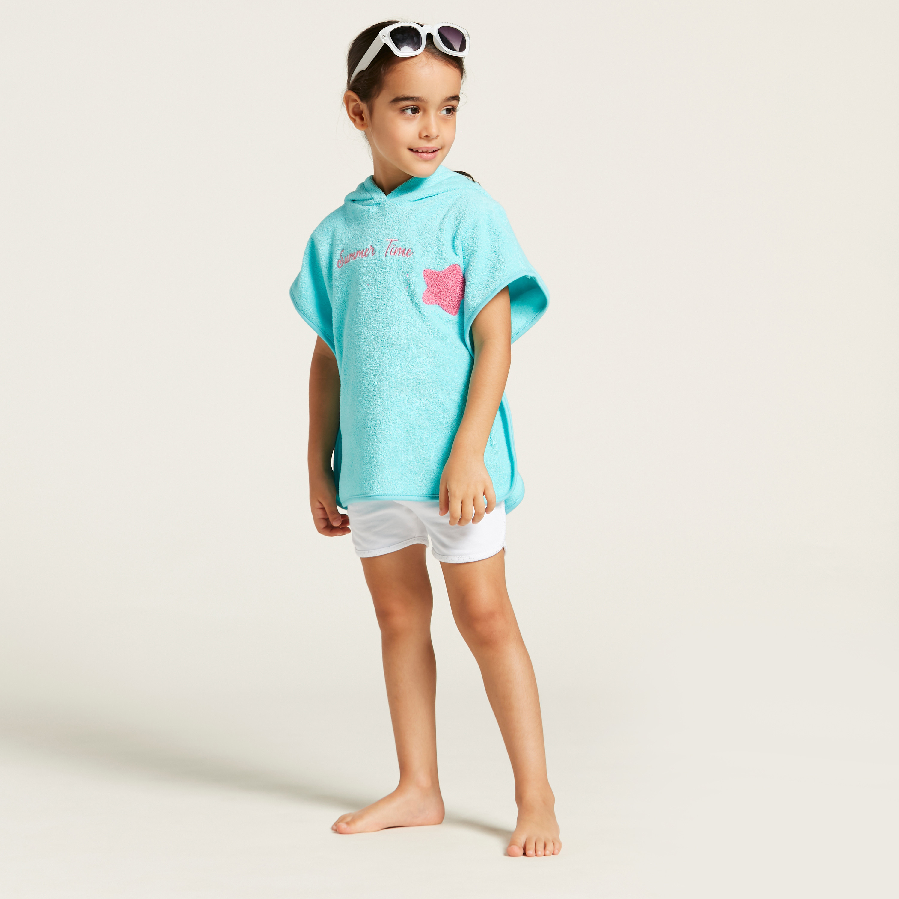 بونشو مطرز بقبعة من جونيورز-baby-girls-clothing-swimwear-image-1