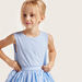 Juniors Textured Sleeveless Dress with Round Neck and Zip Closure-Dresses%2C Gowns and Frocks-thumbnail-2