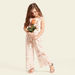Juniors All-Over Floral Print Jumpsuit with Pocket and Frill Detail-Rompers%2C Dungarees and Jumpsuits-thumbnail-0