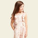 Juniors All-Over Floral Print Jumpsuit with Pocket and Frill Detail-Rompers%2C Dungarees and Jumpsuits-thumbnail-1