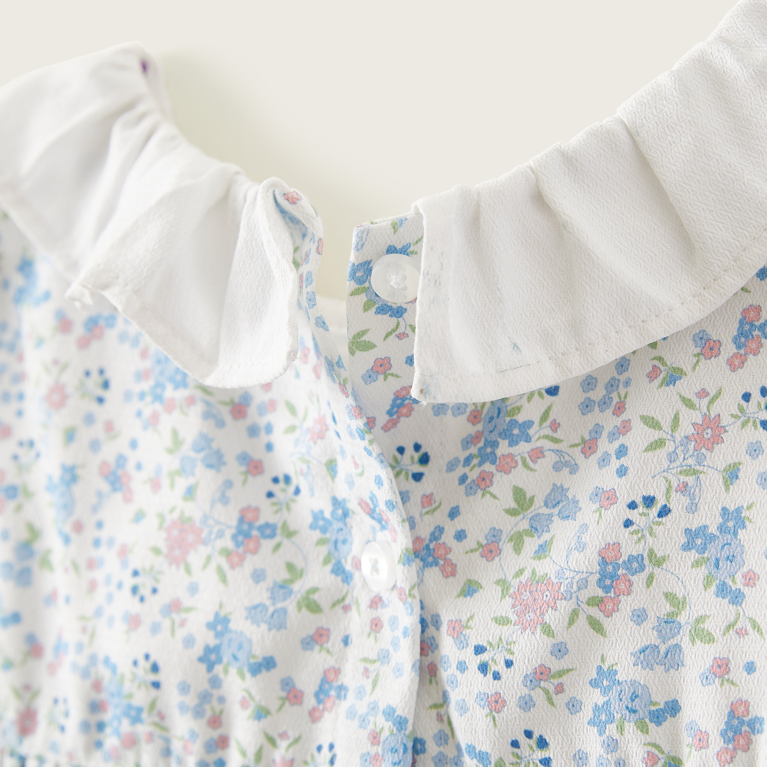 Eligo Floral Print Dress with Short Sleeves and Ruffle Detail-girls-clothing-dressesandjumpsuits-image-6