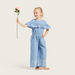 Embroidered Detail Romper with Pockets and Frill Detail-Rompers%2C Dungarees and Jumpsuits-thumbnail-0