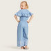 Embroidered Detail Romper with Pockets and Frill Detail-Rompers%2C Dungarees and Jumpsuits-thumbnail-4