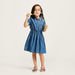 Lee Cooper Collared Dress with Short Sleeves-Dresses%2C Gowns and Frocks-thumbnail-0