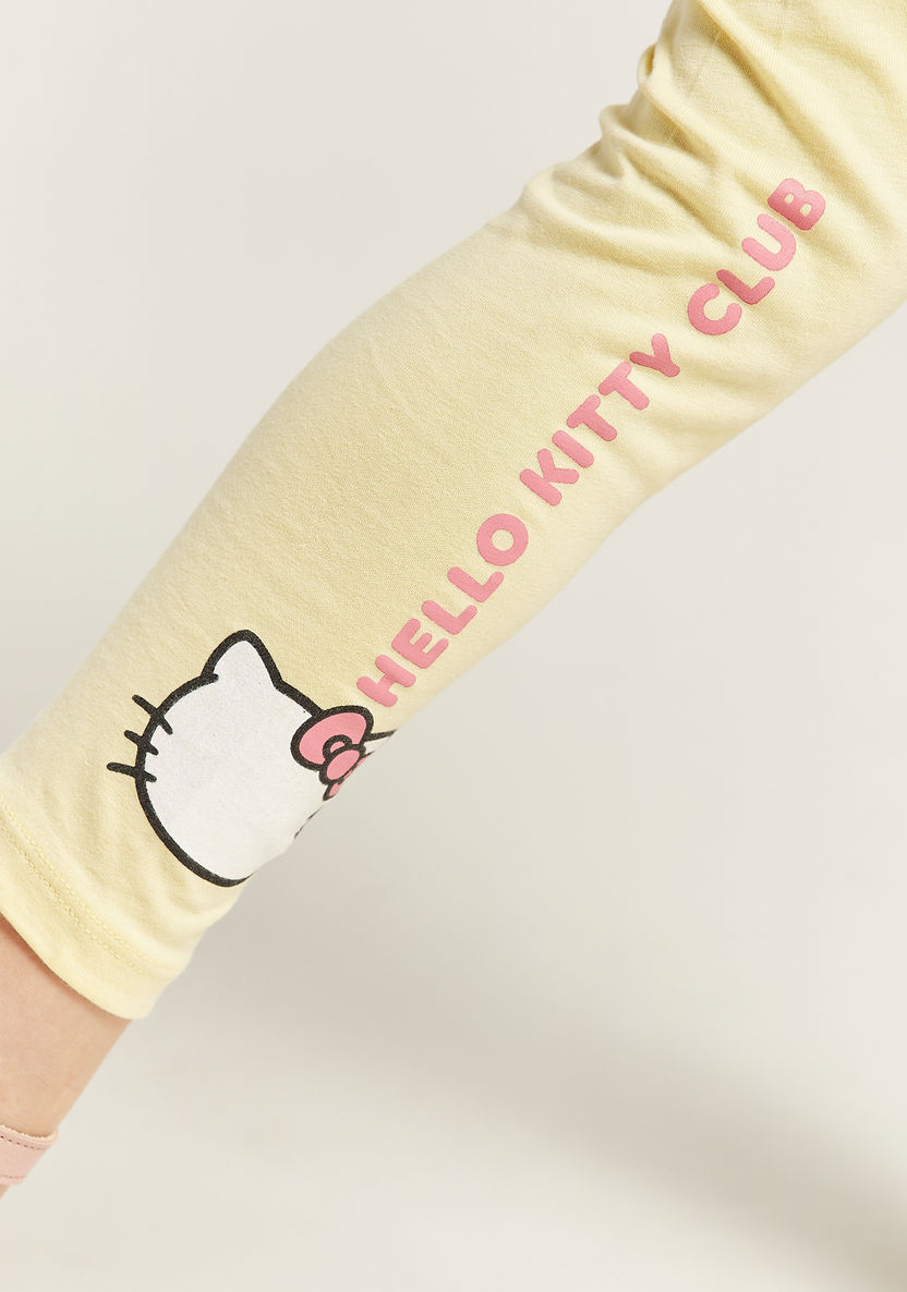 Sanrio Hello Kitty Printed Leggings-Leggings-image-2