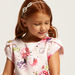 Hello Kitty Print Dress with Overlap Short Sleeves-Dresses%2C Gowns and Frocks-thumbnail-2
