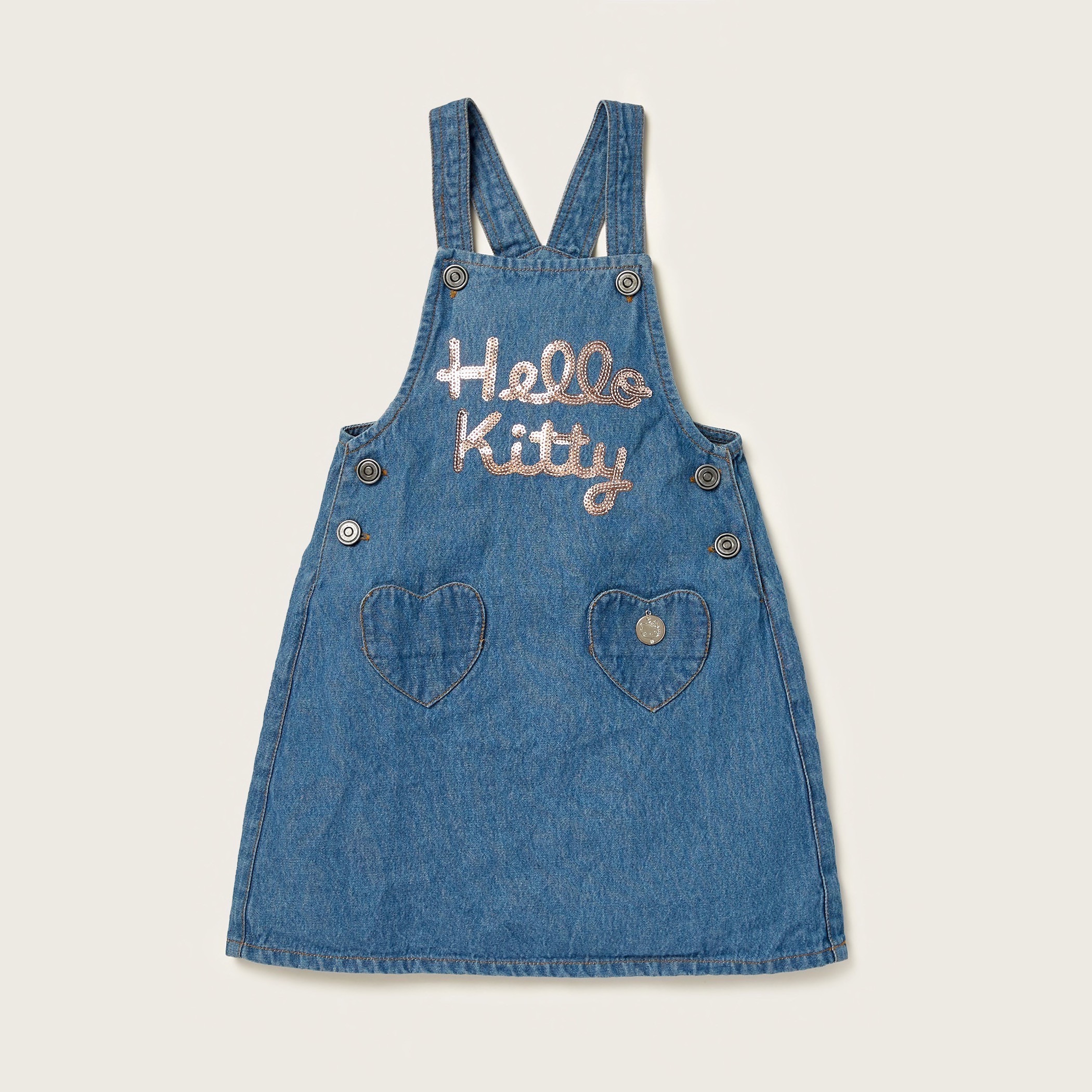 طقم مريلة وبلوفر بطبعات هالو كيتي من سانريو-baby-girls-clothing-setsandcoords-image-4