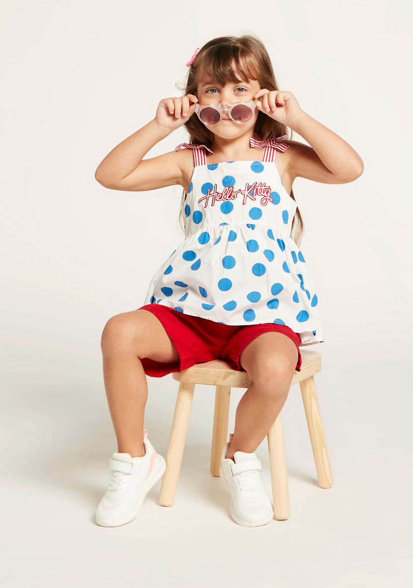 Sanrio Hello Kitty Sleeveless Top and Shorts Set-Clothes Sets-image-0