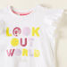 Barbie Embellished T-shirt with Round Neck and Cap Sleeves-T Shirts-thumbnail-1