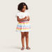 Barbie Striped Skirt with Elasticised Waistband-Skirts-thumbnail-0