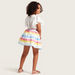 Barbie Striped Skirt with Elasticised Waistband-Skirts-thumbnail-3