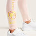 Barbie Graphic Print Leggings with Elasticised Waistband - Set of 2-Leggings-thumbnail-1