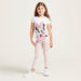 Minnie Mouse Print T-shirt with Round Neck and Short Sleeves-T Shirts-thumbnail-1