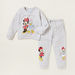 Minnie Mouse Print Pullover and Jog Pants Set-Clothes Sets-thumbnail-0
