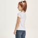 Sanrio Hello Kitty Print Round Neck T-shirt with Front-Tie Accent-T Shirts-thumbnail-3