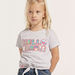Sanrio Hello Barbie Print Round Neck T-shirt with Short Sleeves-T Shirts-thumbnail-2