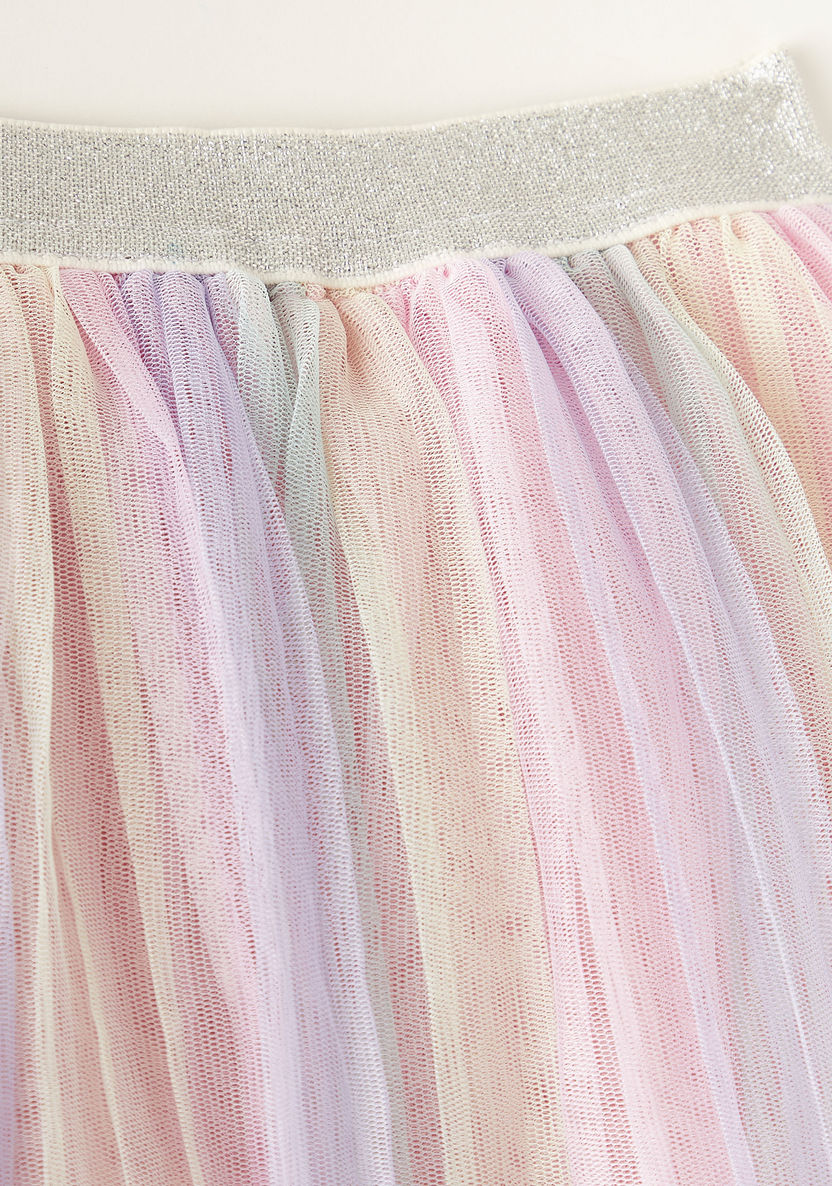 Sanrio Pleated Skirt with Elasticated Waistband-Skirts-image-2