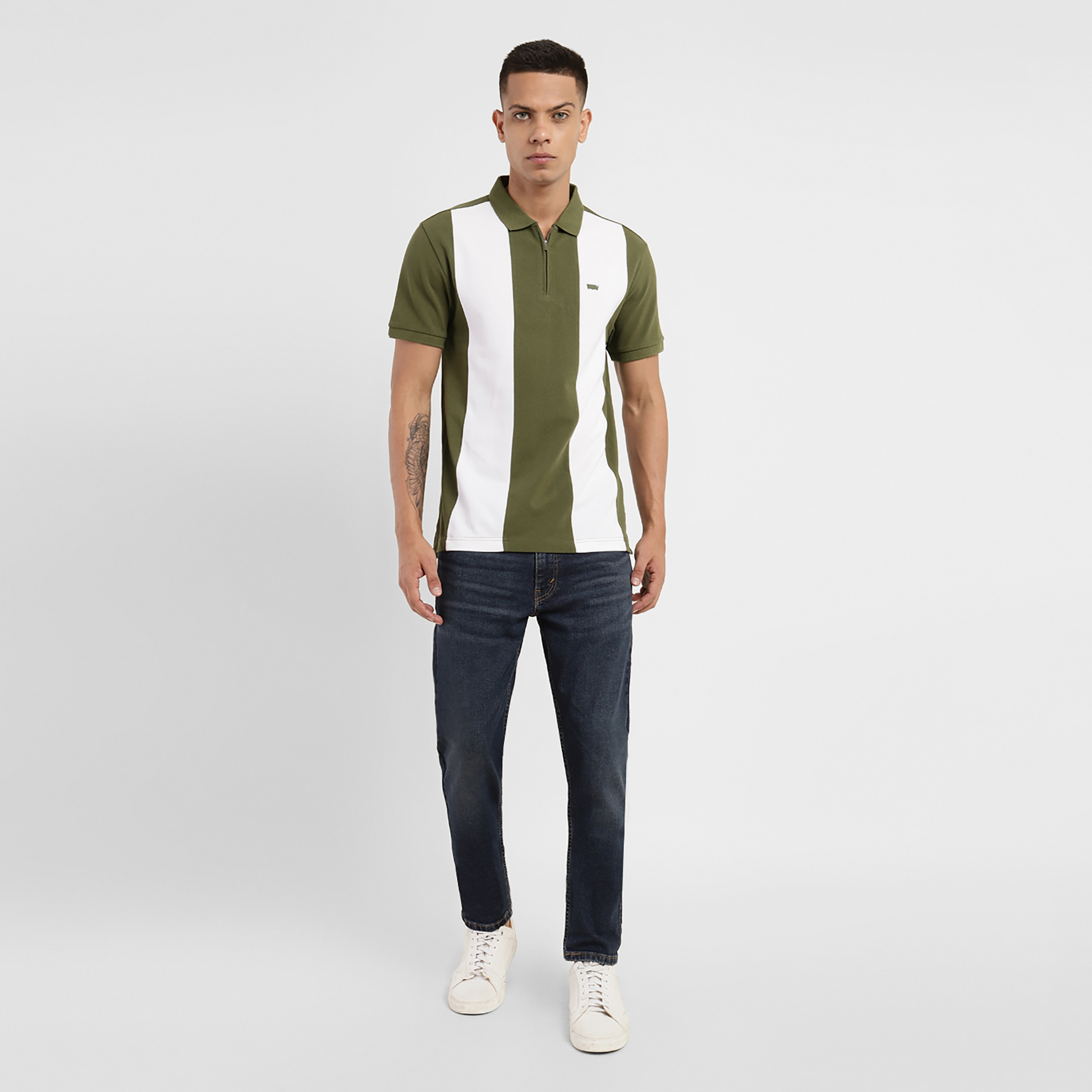 Levi's Colour Block Collared Short Sleeves Polo T-Shirt-men-clothing-tshirtsandpolos-polos-image-2