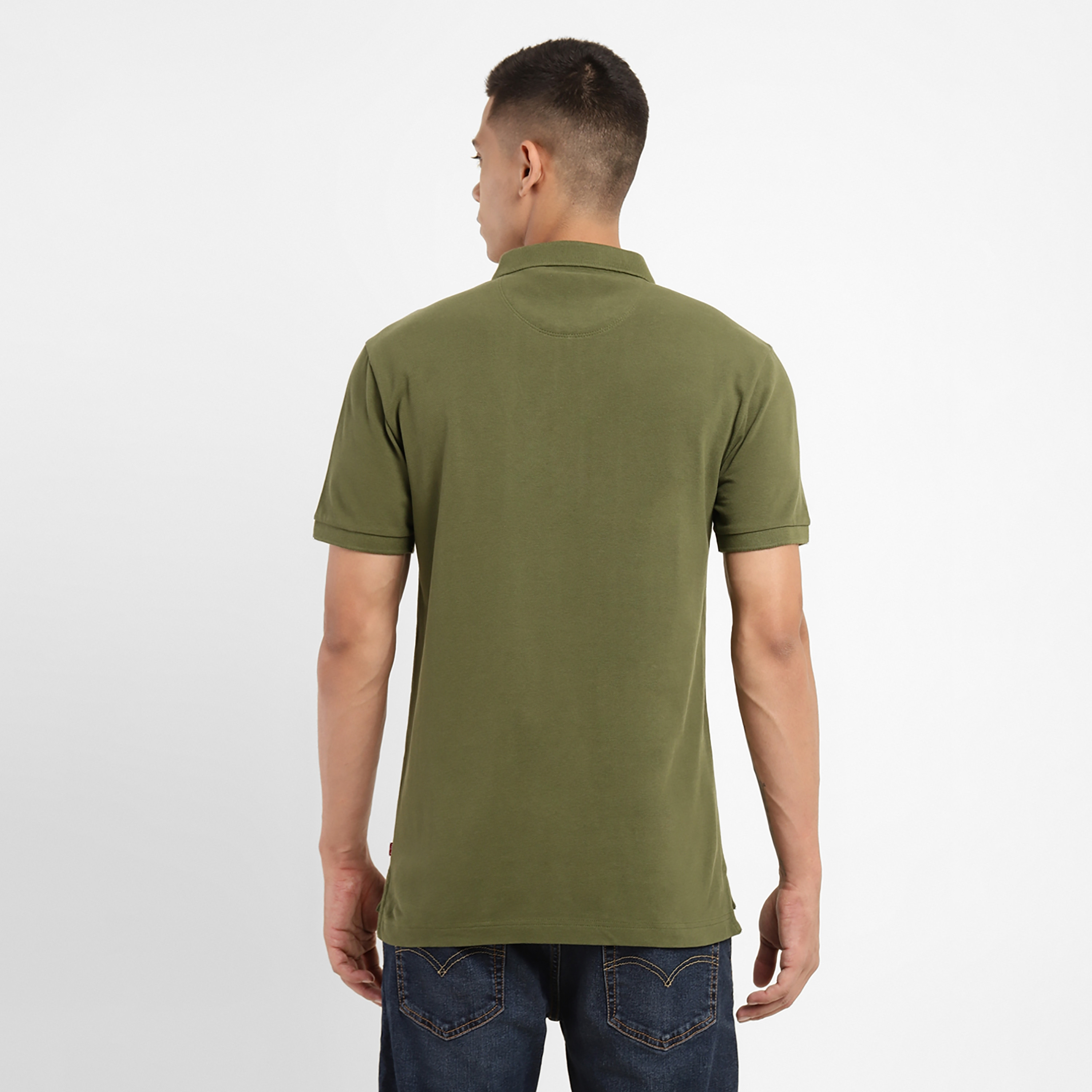 Levi's Colour Block Collared Short Sleeves Polo T-Shirt-men-clothing-tshirtsandpolos-polos-image-4