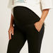 Love Mum Solid Maternity Jog Pants with Pocket Detail-Pants-thumbnail-2