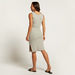 Love Mum Solid Ribbed Maternity Sleeveless Dress with Round Neck-Dresses-thumbnail-3