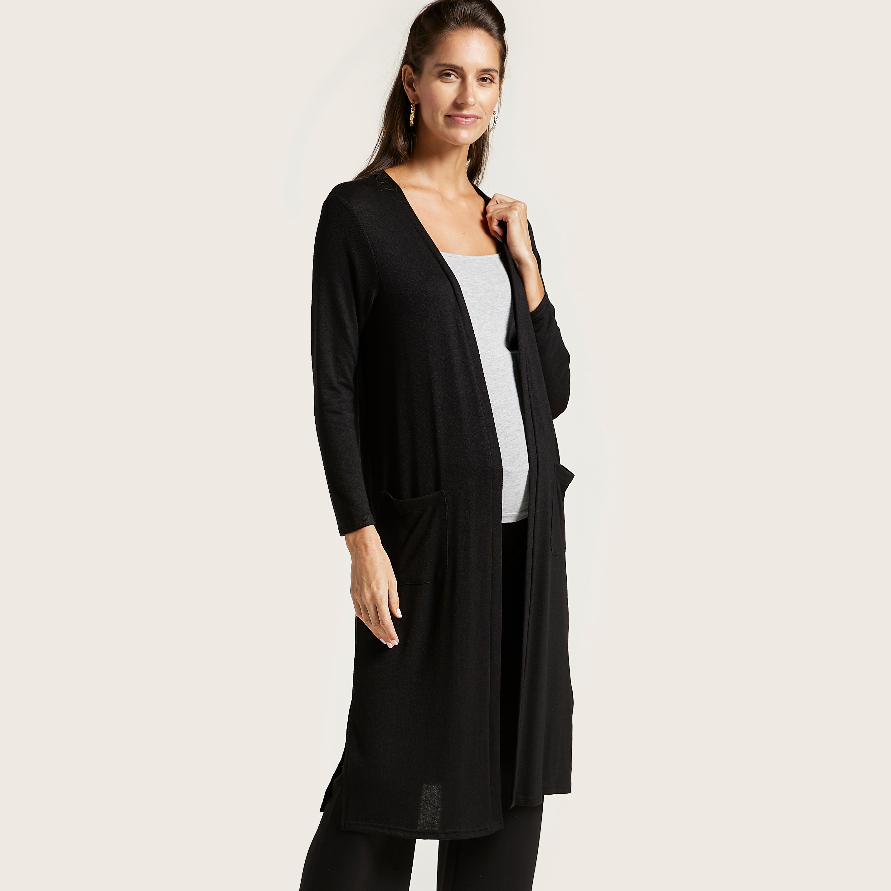 Buy Love Mum Maternity Longline Cardigan with Pockets Online Babyshop UAE