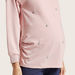 Love Mum Embellished Detail Maternity Sweatshirt with Long Sleeves-Tops-thumbnail-2