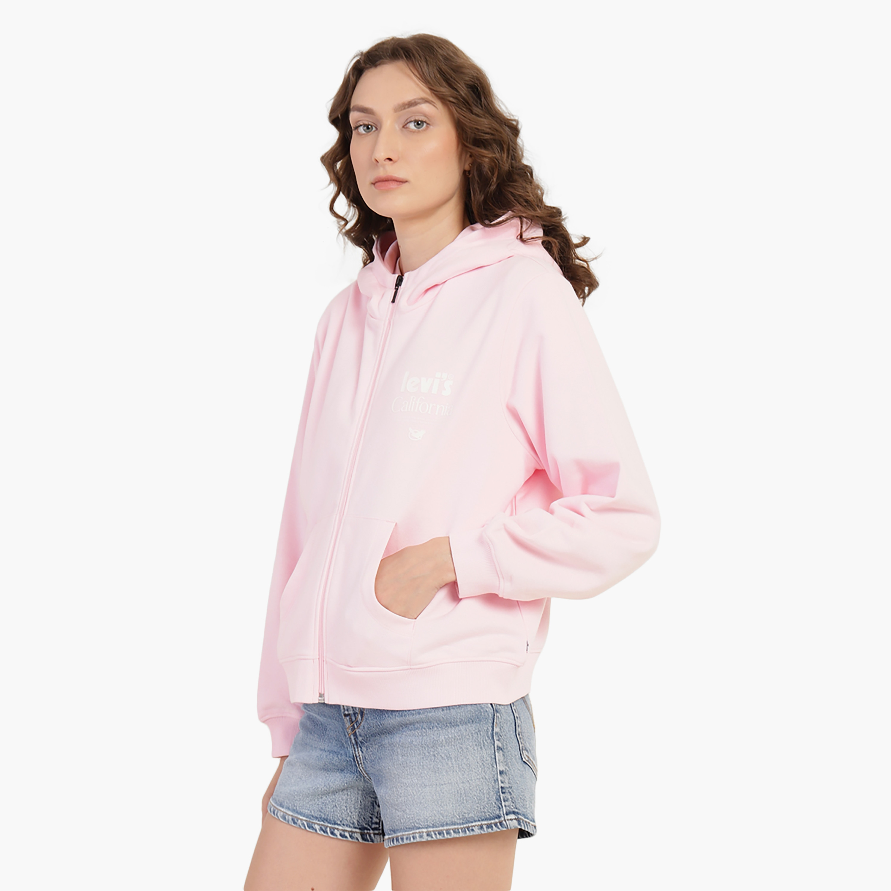 هوديي ليفي عادي مقنعين الرقبة طويلة الأكمام هوديي المرأة-women-clothing-hoodiesandsweatshirts-sweatshirts-image-2