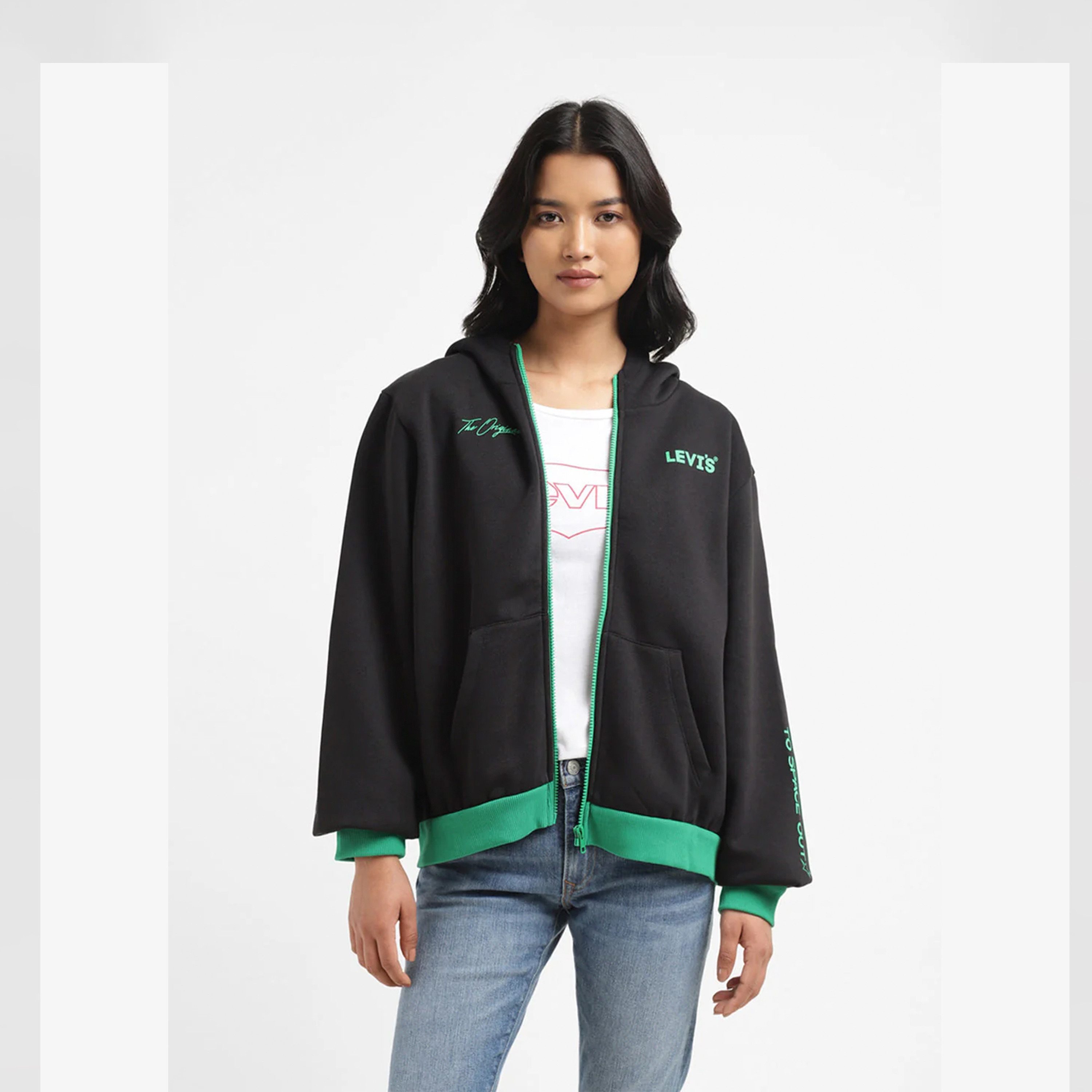 هودي نسائي بوب-أوفر ورقبة مستديرة بأكمام طويلة من ليفايس-women-clothing-hoodiesandsweatshirts-hoodies-image-2