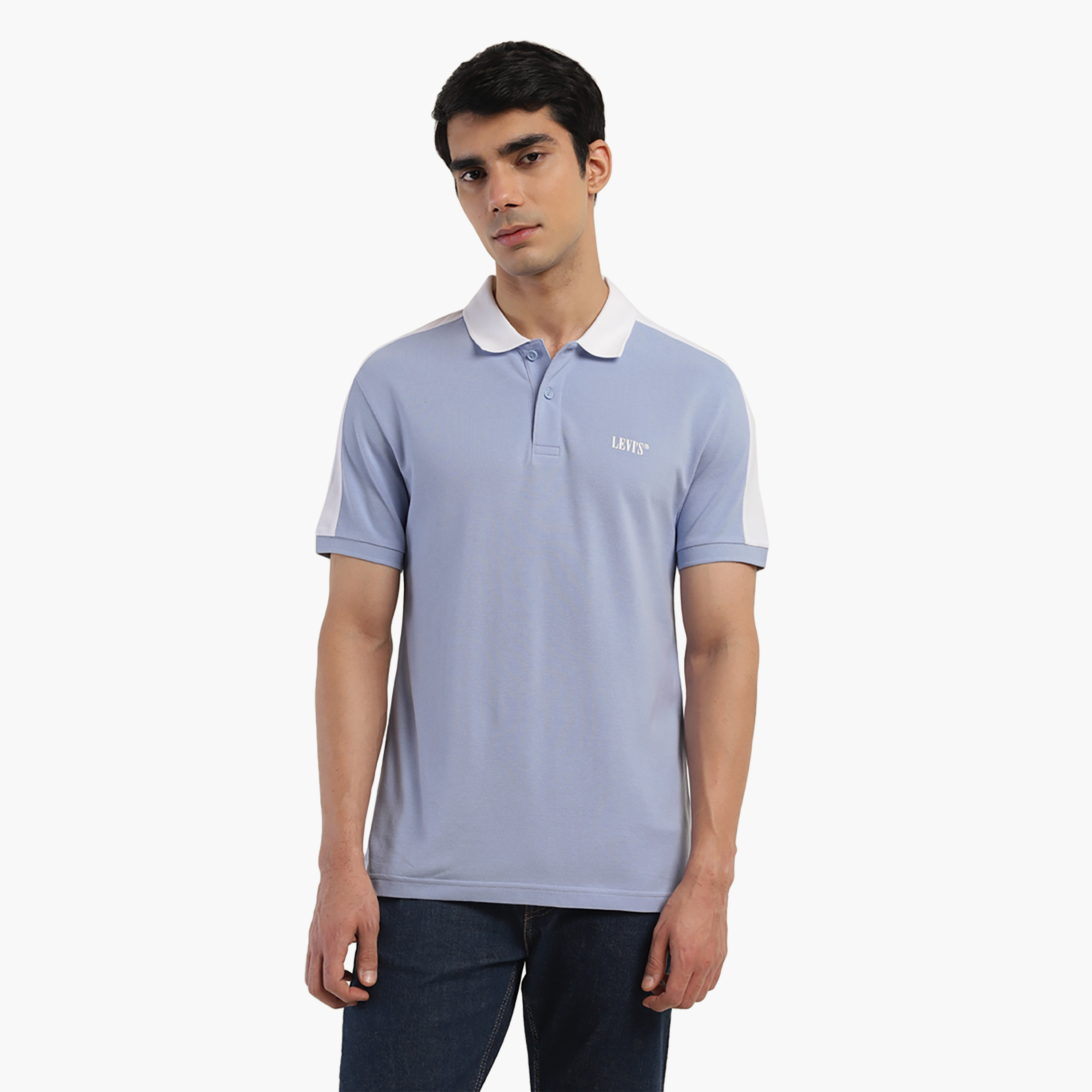 Levi's Plain Collared Short Sleeves Polo T-Shirt-men-clothing-tshirtsandpolos-polos-image-1