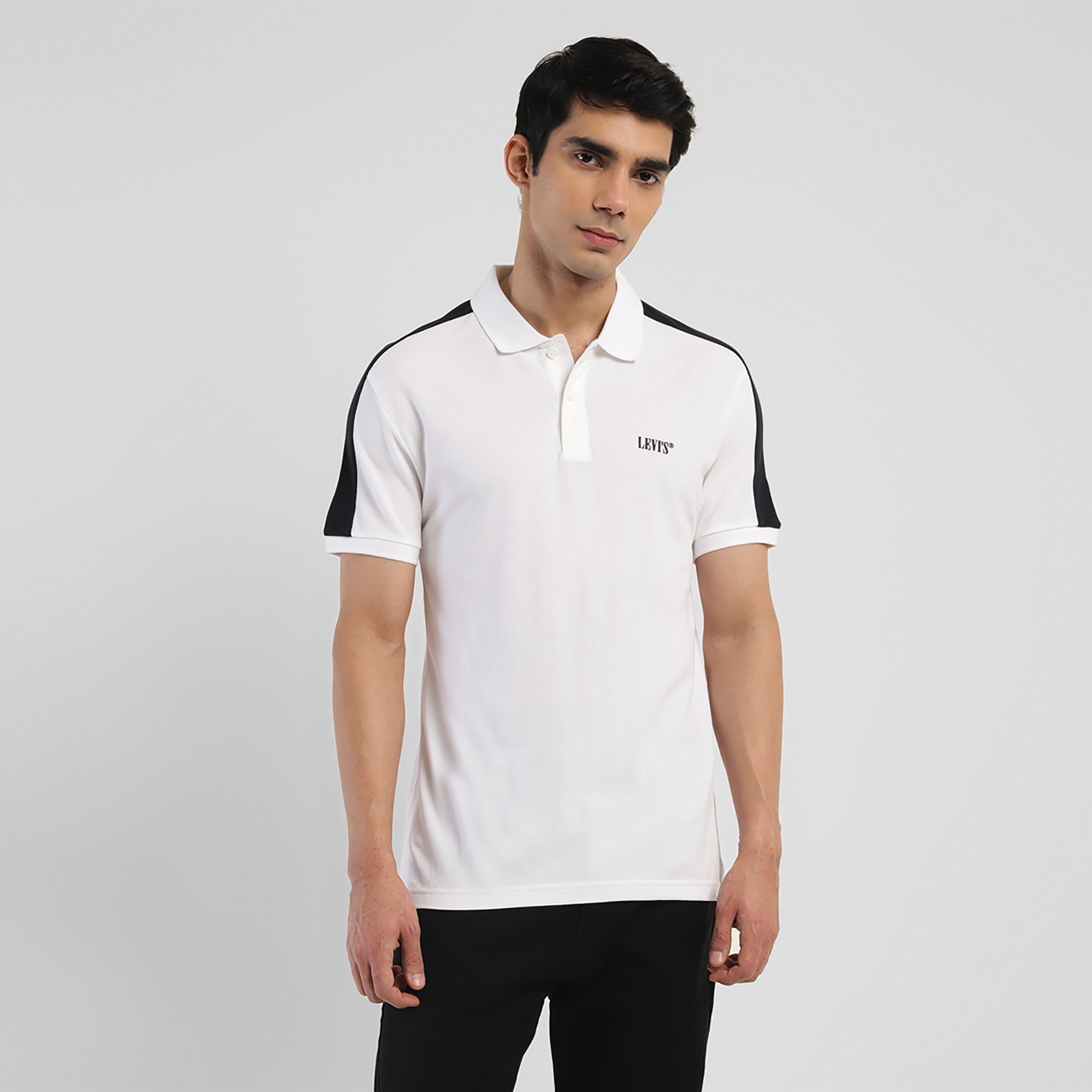 Levi's Plain Collared Short Sleeves Polo T-Shirt-men-clothing-tshirtsandpolos-polos-image-1