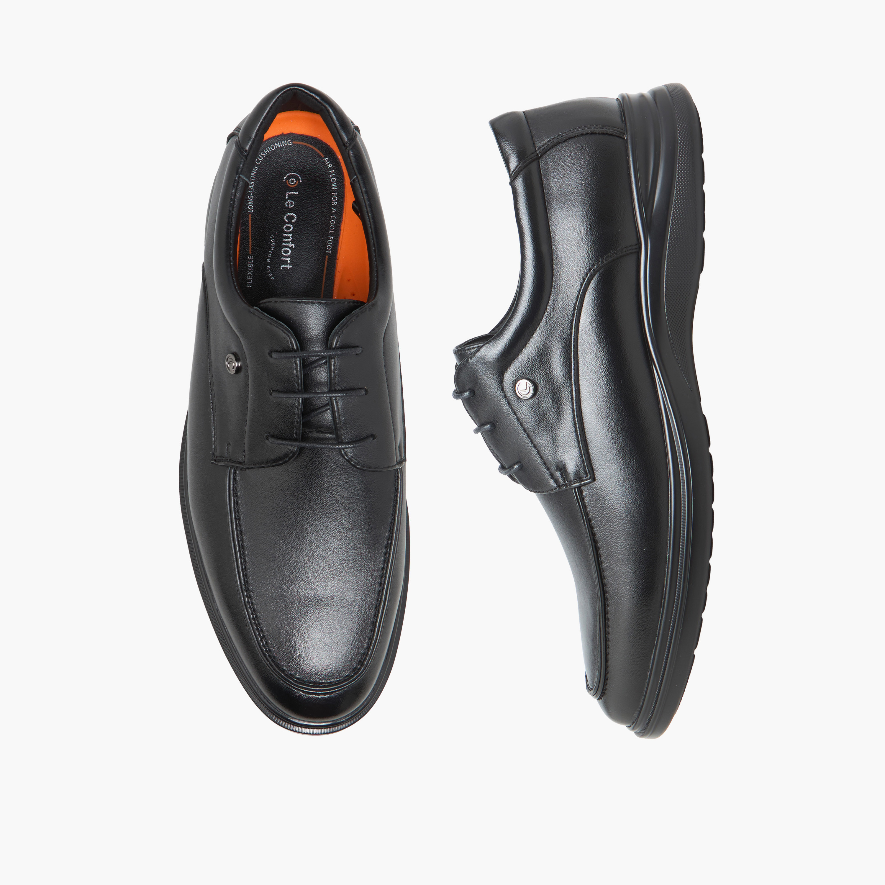 حذاء ديربي برباط إغلاق للرجال من لو كونفورت-men-shoes-formalshoes-image-1